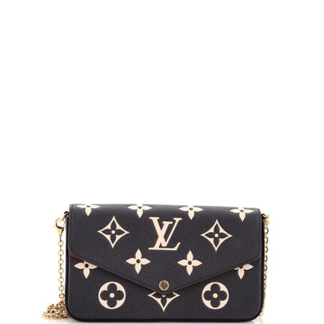 Felicie Pochette Bicolor Monogram Empreinte Giant