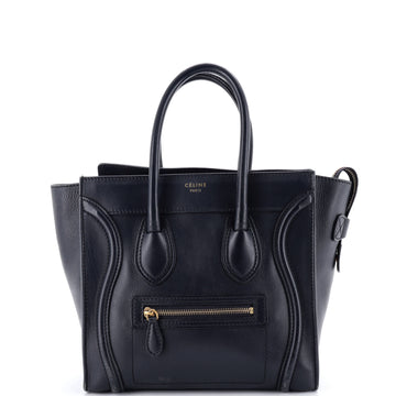 Luggage Bag Grainy Leather Micro