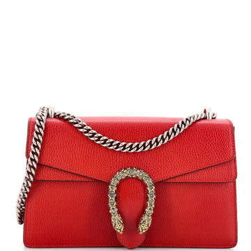 Dionysus Top Handle Chain Bag Leather with Crystals Small