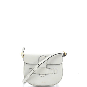 Symmetrical Shoulder Bag Leather Mini
