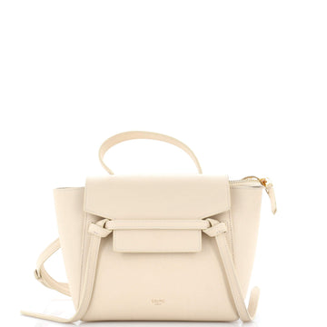 Belt Bag Textured Leather Nano