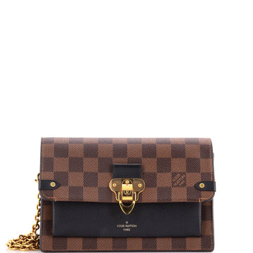 Vavin Chain Wallet NM Damier with Leather