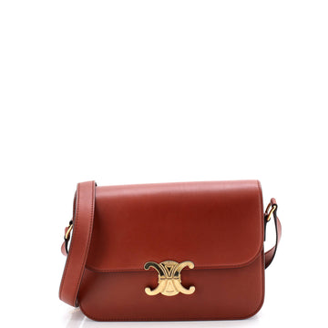 Triomphe Shoulder Bag Smooth Calfskin Medium