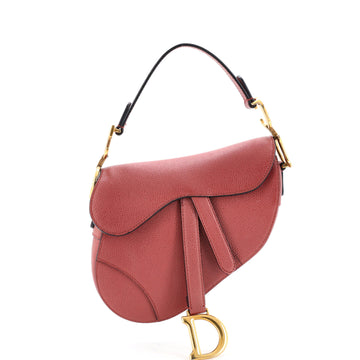 Saddle Handbag Leather Mini
