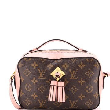 Saintonge Handbag Monogram Canvas with Leather
