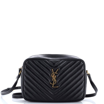 Lou Camera Bag Matelasse Chevron Leather Small