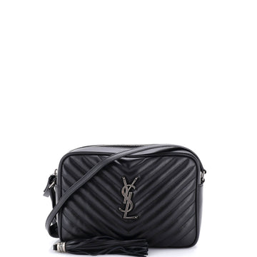 Lou Camera Bag Matelasse Chevron Leather Small