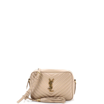 Lou Camera Bag Matelasse Chevron Leather Small