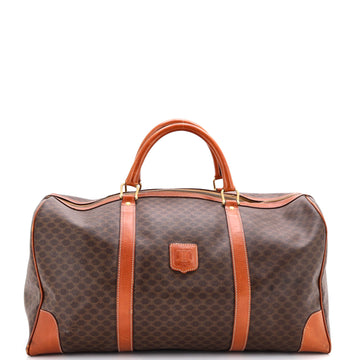 Vintage Duffle Bag Macadam Coated Canvas Large