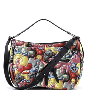 Kenny Scharf Saddle Soft Bag Jacquard Printed Canvas