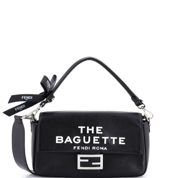 x Marc Jacobs Bow Baguette NM Bag Printed Leather Medium