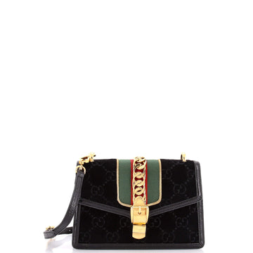 Sylvie Shoulder Bag GG Velvet Small