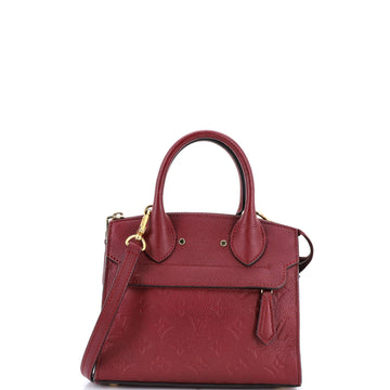 Pont Neuf Handbag Monogram Empreinte Leather Mini