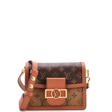 Dauphine Shoulder Bag Reverse Monogram Canvas Mini