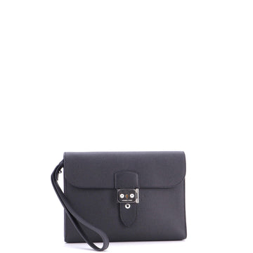 Sac a Depeches Wristlet Pouch Epsom 24