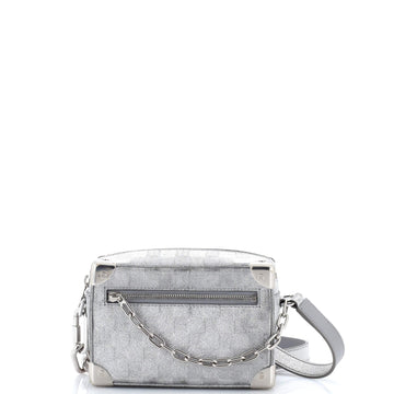 Soft Trunk Bag Damier Glitter Leather Mini