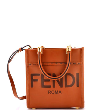 Sunshine Shopper Tote Leather Mini