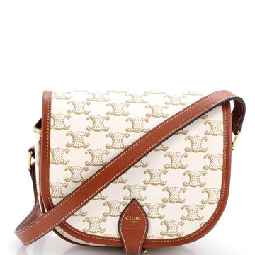 Folco Bag Triomphe Coated Canvas Medium