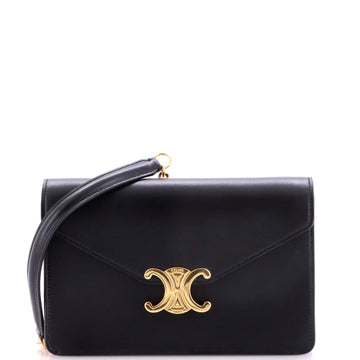 Margo Triomphe Wallet on Chain Leather
