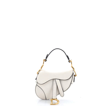 Saddle Handbag Leather Micro
