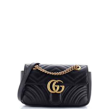 GG Marmont Flap Bag Matelasse Leather Mini