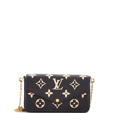 Felicie Pochette Bicolor Monogram Empreinte Giant