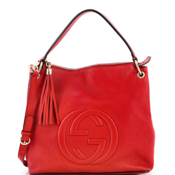 Soho Convertible Hobo Leather Large