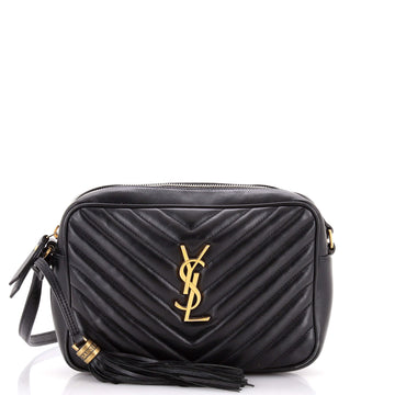 Lou Camera Bag Matelasse Chevron Leather Small