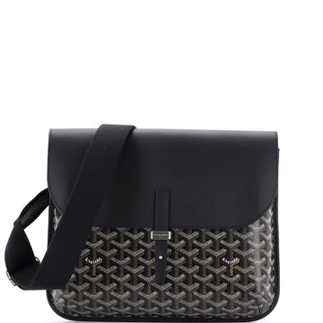 Coursier Messenger Bag Coated Canvas and Leather