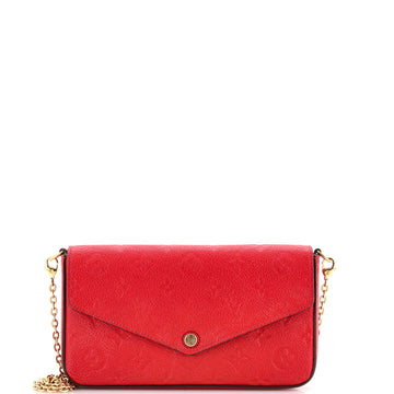 Felicie Pochette Monogram Empreinte Leather
