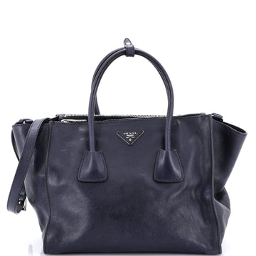 Twin Pocket Convertible Tote Leather Medium