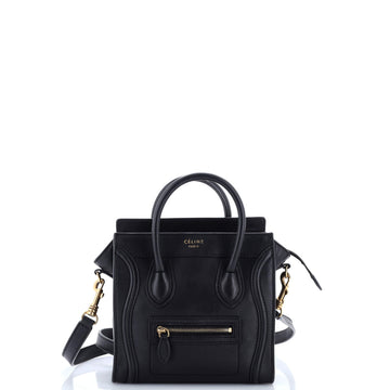 Luggage Bag Smooth Leather Nano