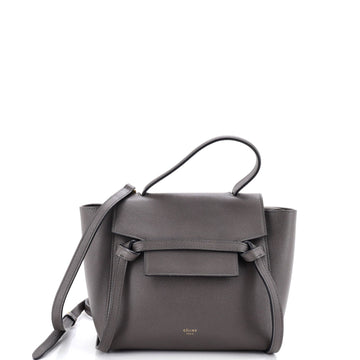 Belt Bag Textured Leather Nano