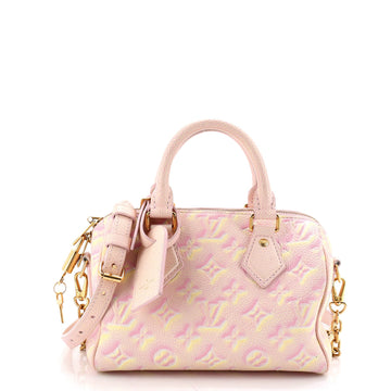 Speedy Bandouliere Bag Stardust Monogram Empreinte Leather 20