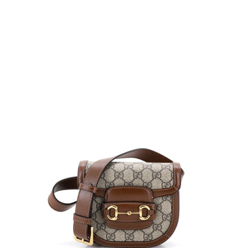Horsebit 1955 Belt Bag GG Coated Canvas with Leather Mini