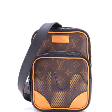 Nigo Amazone Sling Bag Limited Edition Giant Damier and Monogram Canvas