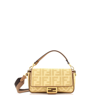 Baguette NM Bag Zucca Embroidered Canvas Medium
