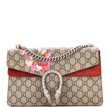 Dionysus Bag Blooms Print GG Coated Canvas Medium