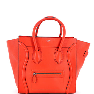 Luggage Bag Grainy Leather Mini