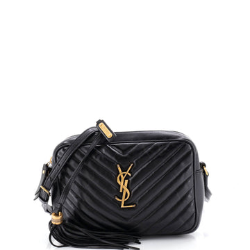 Lou Camera Bag Matelasse Chevron Leather Small