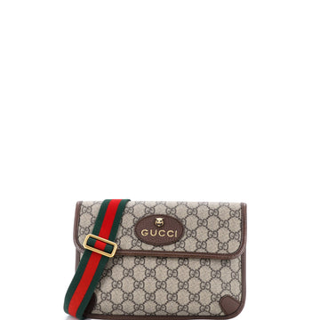 Neo Vintage Flap Belt Bag GG Coated Canvas
