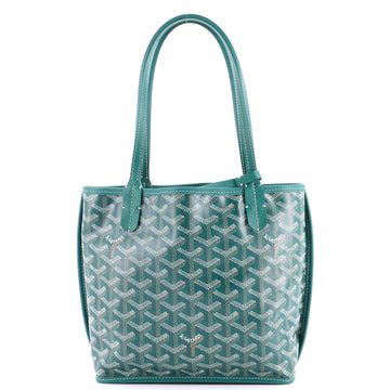 Anjou Reversible Tote Coated Canvas Mini