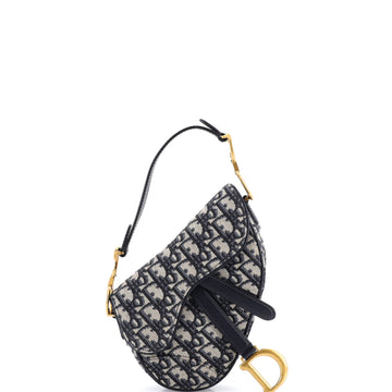 Saddle Handbag Oblique Canvas Mini