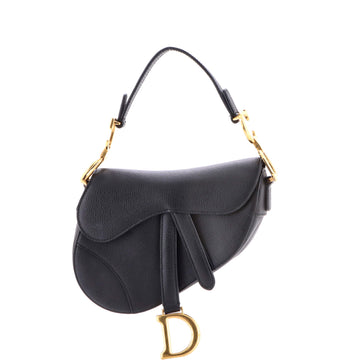 Saddle Handbag Leather Mini