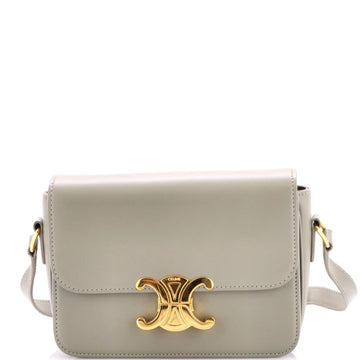 Triomphe Shoulder Bag Smooth Calfskin Teen