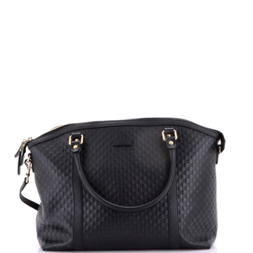Britt Convertible Dome Satchel Microguccissima Leather Medium