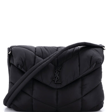 Loulou Puffer Messenger Bag Quilted Econyl