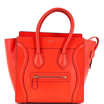 Luggage Bag Smooth Leather Micro