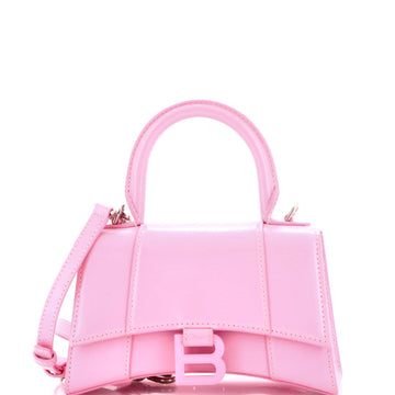 Hourglass Top Handle Bag Leather XS