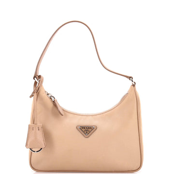 Re-Edition 2005 Hobo Tessuto with Saffiano Leather Mini